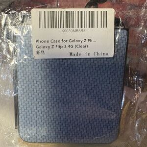 Galaxy Z Flip 3 4G Blue Phone Case